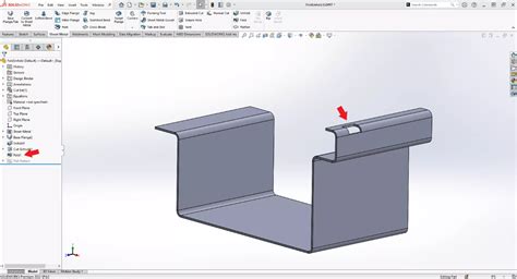 how to roll sheet metal parts in solidworks|folding sheet metal in solidworks.